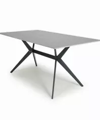 Trojan Grey 1.6m Sintered Stone Dining Table
